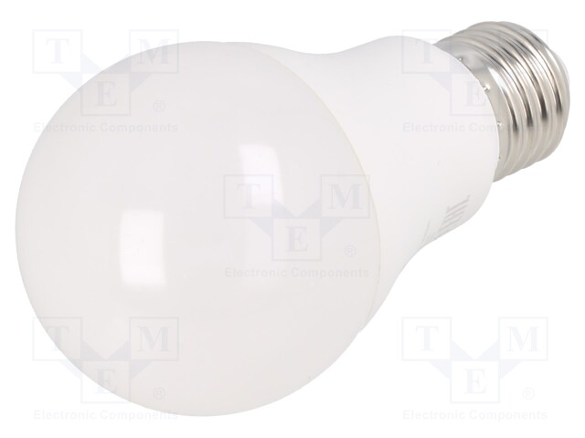 LED lamp; warm white; E27; 230VAC; 940lm; 10W; 200°; 3000K