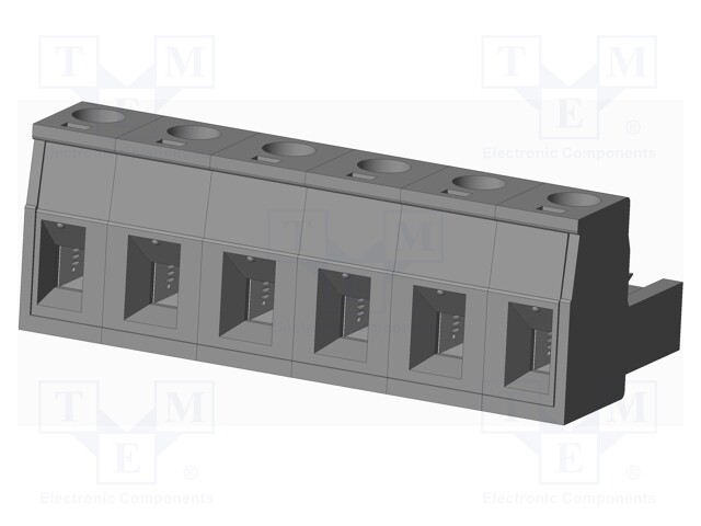 Connector: pluggable terminal block; plug; female; straight; grey