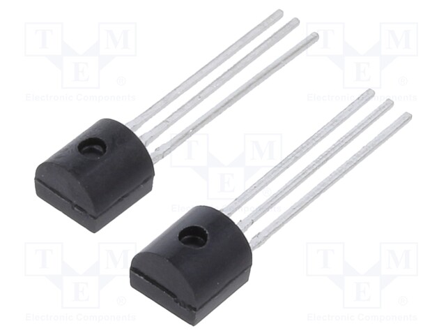 Transistor: NPN x2; bipolar; matched pair; 80V; 500mA; 600mW; TO92