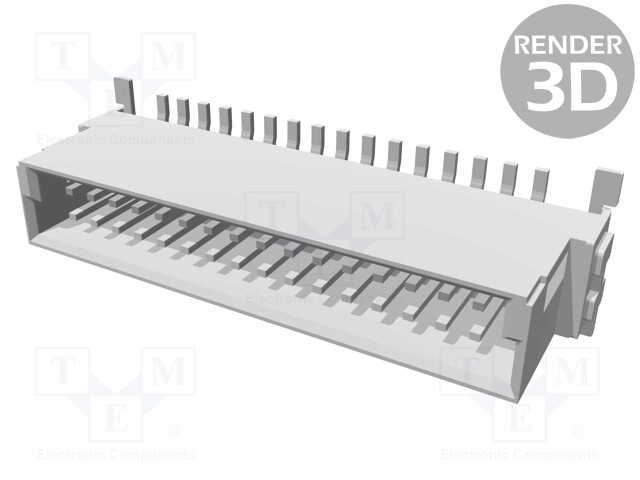 Connector: PCB to PCB; male; PIN: 32; 1.27mm; Series: har-flex; 2.3A