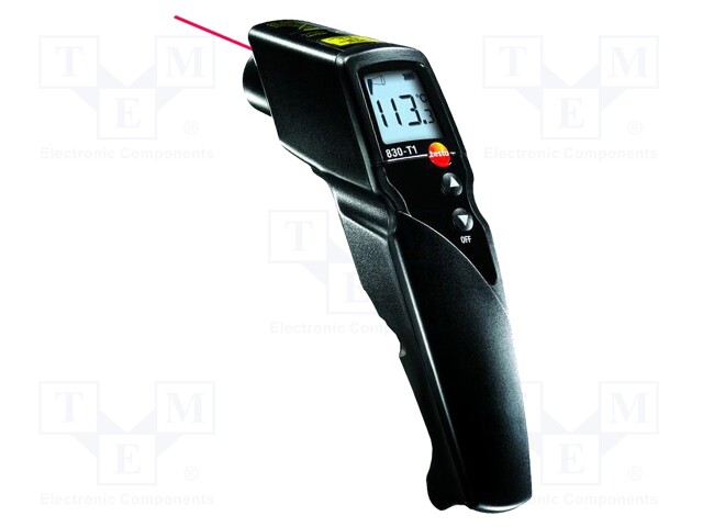 Infrared thermometer; -30÷400°C; Opt.resol: 10: 1; ε: 0,1÷1
