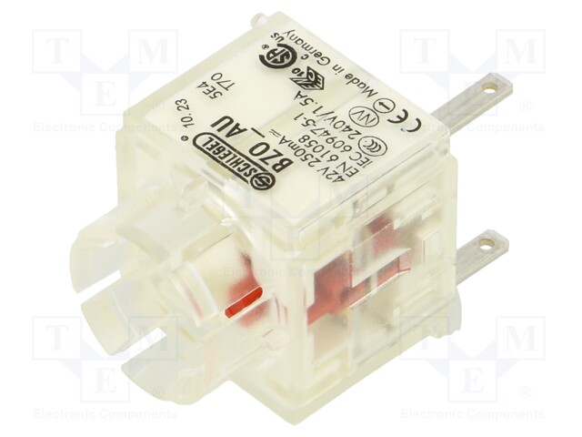 Contact block; -30÷70°C; IP00; Contacts: NC; 3mm