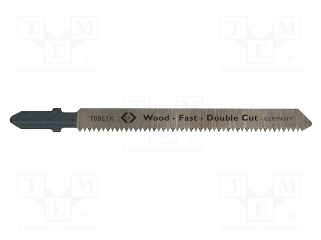 Hacksaw blade; wood; 75mm; 5pcs.