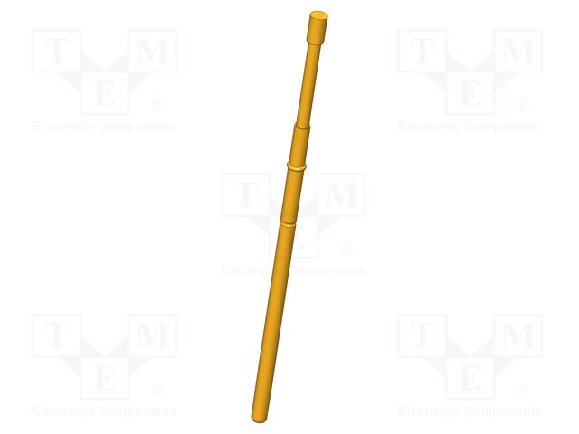Test needle; Operational spring compression: 8mm; 5A; Ø: 1.8mm