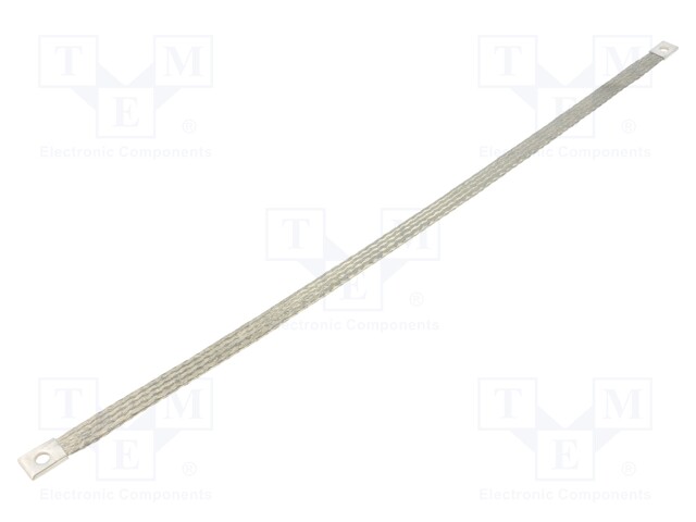 Braids; tape; 10mm2; Ø1: 7mm; Ø2: 7mm; L: 500mm