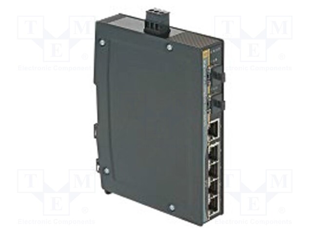 Industrial module: switch Ethernet; unmanaged; 9÷60VDC; RJ45,SC