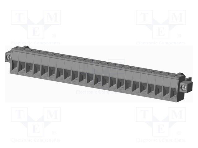 Connector: pluggable terminal block; plug; female; straight; grey