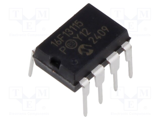 IC: PIC microcontroller; 32MHz; EUSART,GPIO,I2C,ICSP,SPI; THT