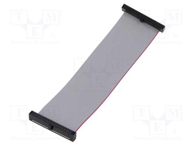 Ribbon cable with IDC connectors; Tape ph: 0.64mm; 101.6mm