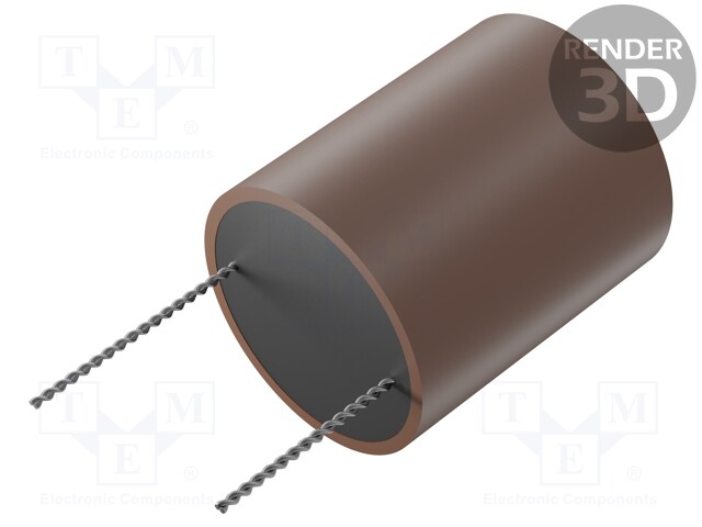 Capacitor: aluminum-polypropylene-paper; 0.1uF; 250VDC; ±5%