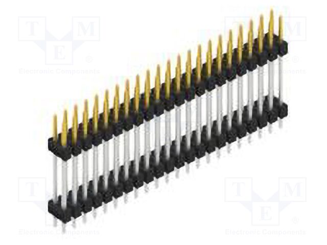 Connector: pin strips; pin header; male; PIN: 44; 2.54mm; THT; 2x22