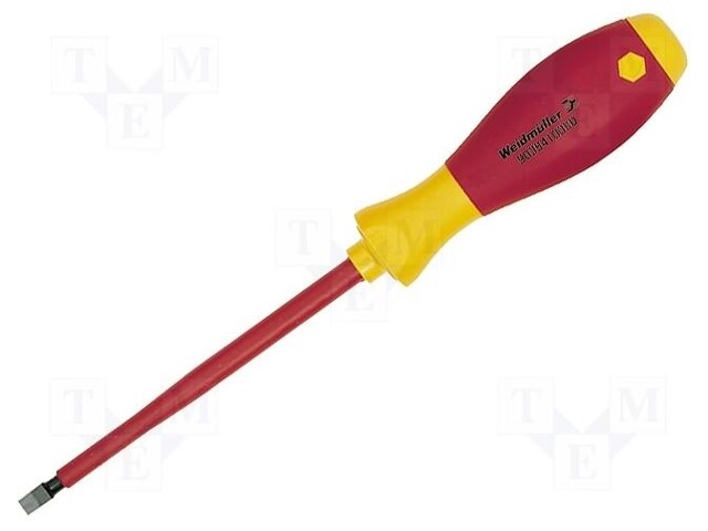 Screwdriver; insulated; slot; 3,0x0,5mm; Blade length: 100mm