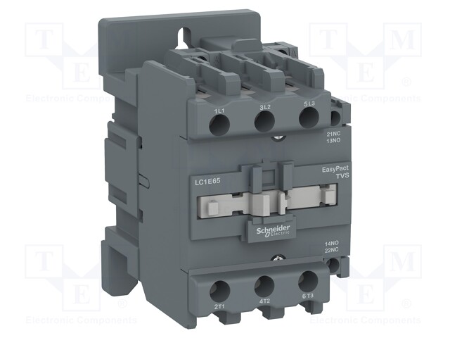 Contactor: 3-pole; NO x3; Auxiliary contacts: NC + NO; 220VAC; 40A