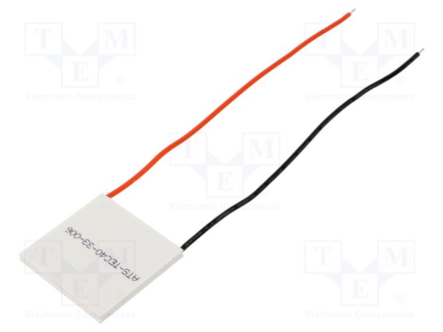 Module: Peltier; 15.4V; 10A; 40x40x3.3mm; 88.9W; Mat: ceramics; 68°C