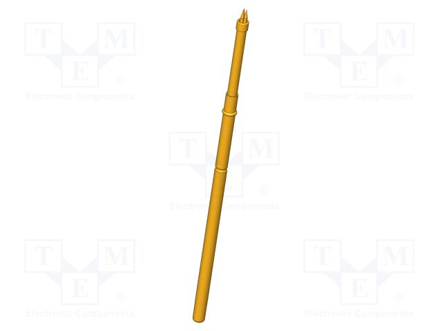 Test needle; Operational spring compression: 8mm; 5A; Ø: 1.6mm