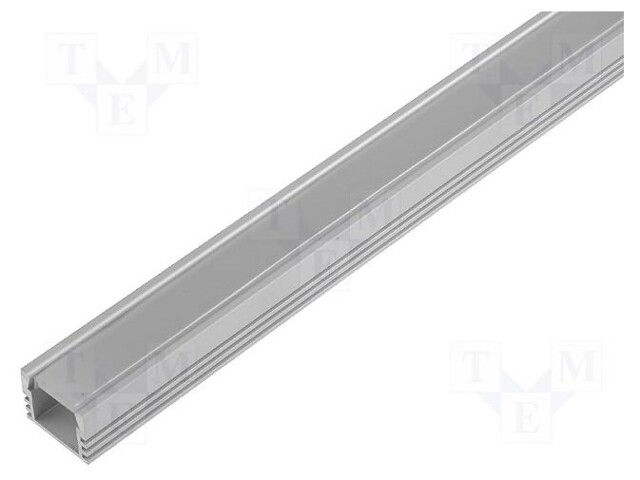 Profiles for LED modules; mat; surface,recessed; L: 2m; aluminium