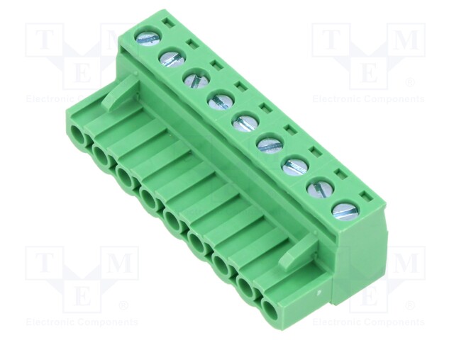 Connector: pluggable terminal block; plug; female; straight; 12A