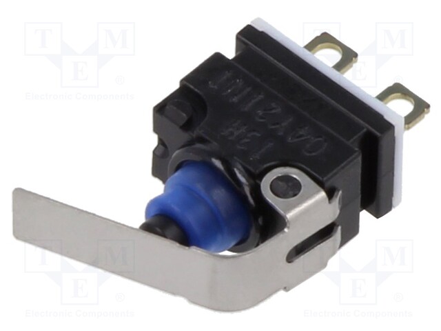 Microswitch SNAP ACTION; with lever; SPST-NO; 0.01A/13.5VDC
