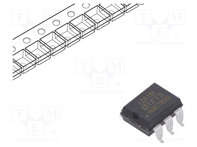 Optocoupler; SMD; Channels: 1; 3.75kV; CTR@If: 33-300%@1mA; 50mA