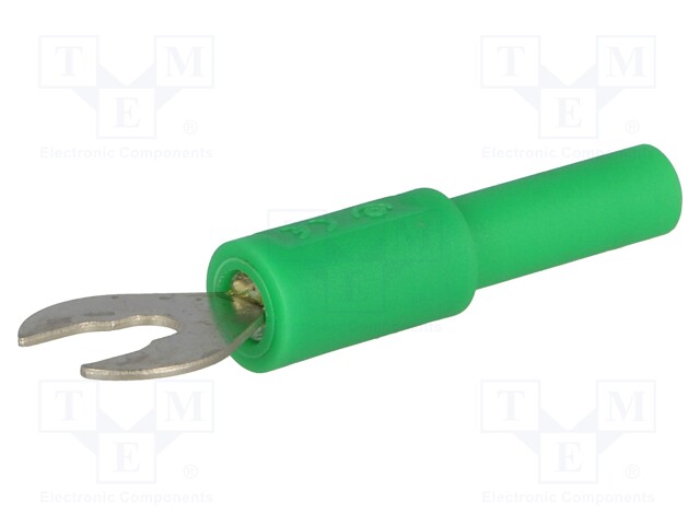 Fork terminals; banana 4mm socket,fork terminal; 60VDC; 36A