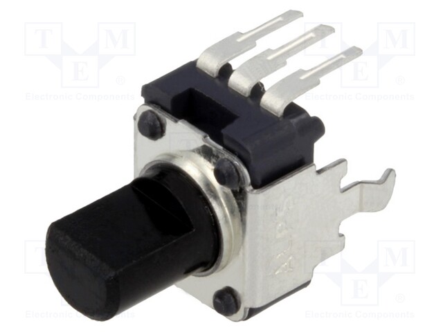 Potentiometer: shaft; single turn,vertical; 10kΩ; ±20%; 6mm