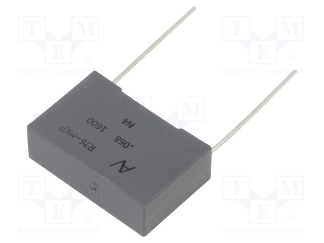 Capacitor: polypropylene; 0.068uF; ESR: 16.38mΩ; THT; ±5%; 5.638A