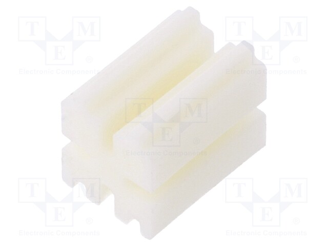 Spacer sleeve; LED; ØLED: 3mm; L: 7mm; natural; UL94V-0; W: 5mm