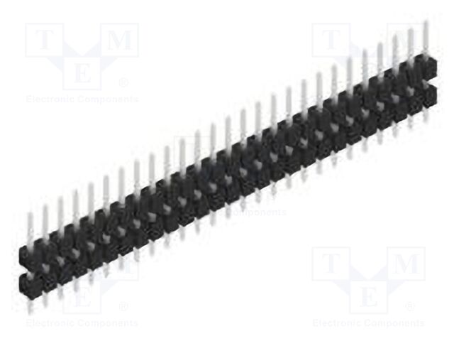 Connector: pin strips; pin header; male; PIN: 27; 2.54mm; THT; 1x27