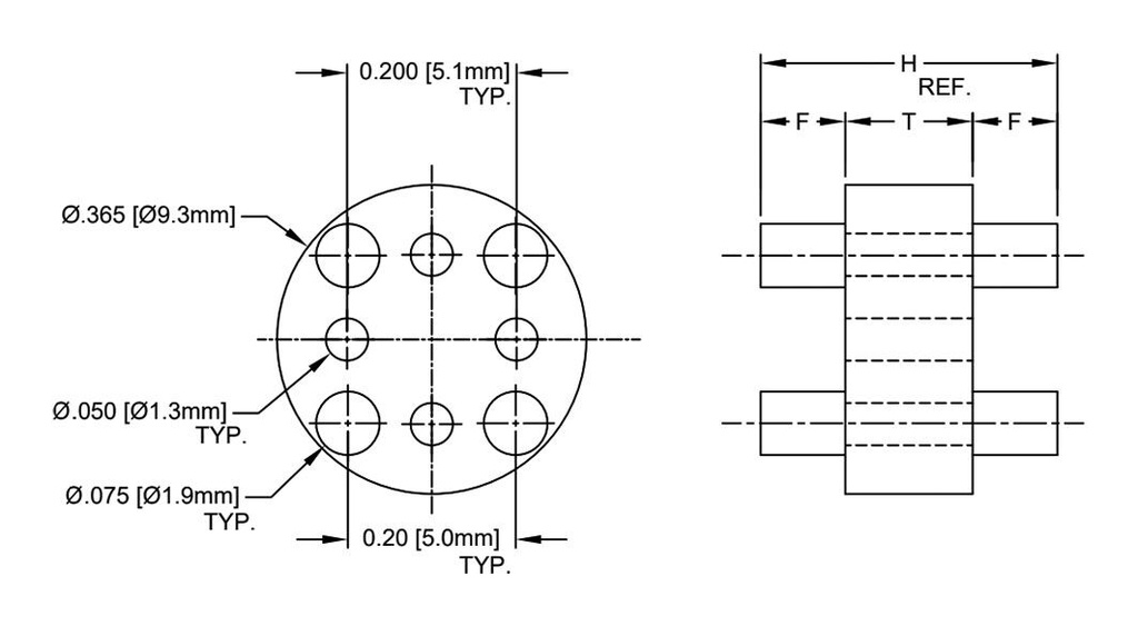 Insulating distance; polyamide; 4.8mm; natural; UL94V-2; TO5