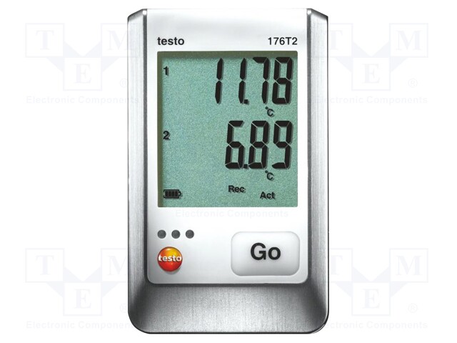 Logger: temperature; IP65; Unit: °C,°F; Temp.sensor: Pt100