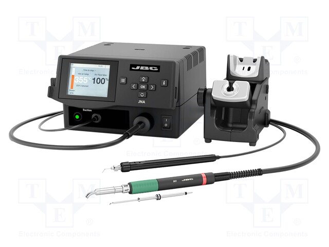 Hot air soldering station; digital,with push-buttons; 70W; ESD