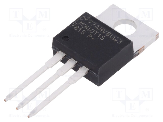 IC: voltage regulator; linear,fixed; 15V; 1.5A; TO220; THT; 0÷125°C