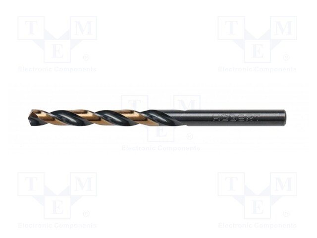 Drill bit; for metal; Ø: 5.2mm; L: 52mm; Overall len: 86mm; 10pcs.