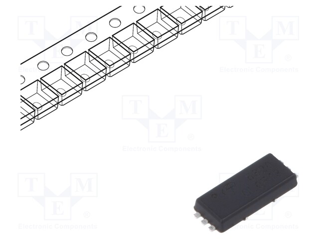 Transistor: N-MOSFET x2; unipolar; 20V; 8A; 1W; DFN6