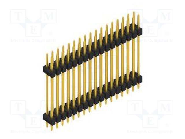 Connector: pin strips; pin header; male; PIN: 34; 2.54mm; THT; 2x17