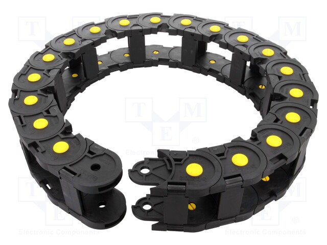 Cable chain; Series: Medium; Bend.rad: 200mm; L: 1000mm