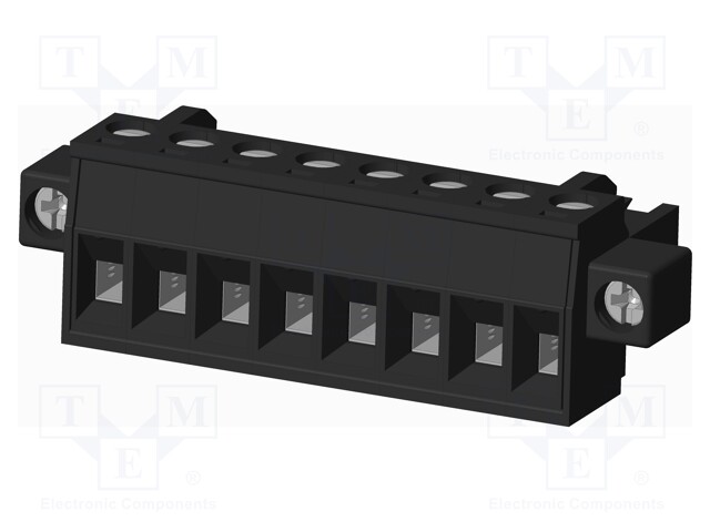 Connector: pluggable terminal block; plug; female; straight; 5mm