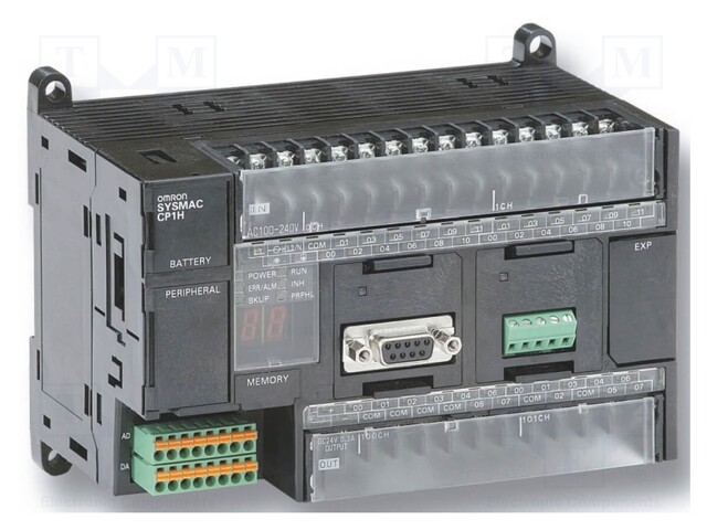 Module: PLC programmable controller; OUT: 16; IN: 24; OUT 1: relay