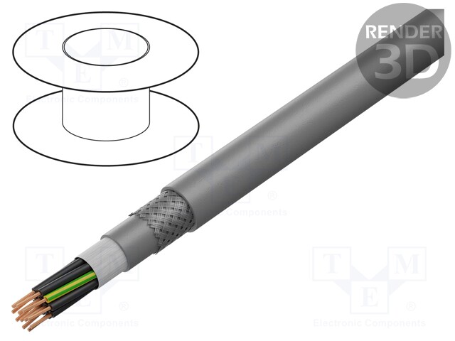 Wire: control cable; ÖLFLEX® FD CLASSIC 810 CP; 25G0,75mm2; PUR