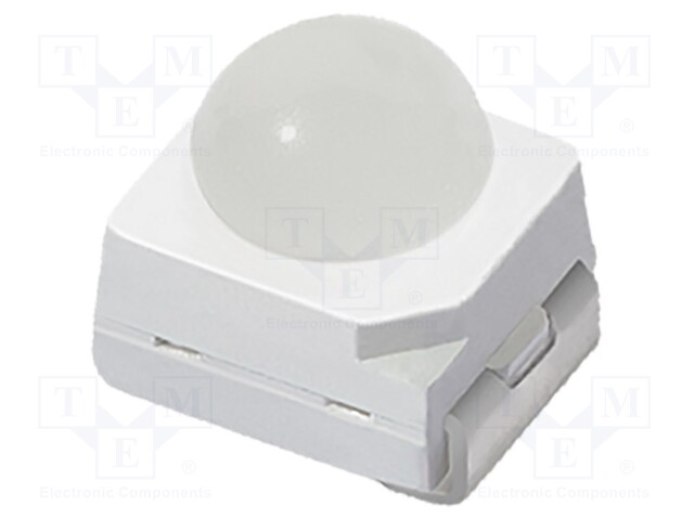 LED; SMD; 3528; white cold; 5000÷10000mcd; 4700-7000K; 30°; 20mA