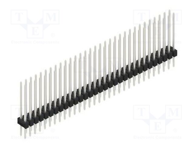 Connector: pin strips; pin header; male; PIN: 62; 2.54mm; THT; 2x31