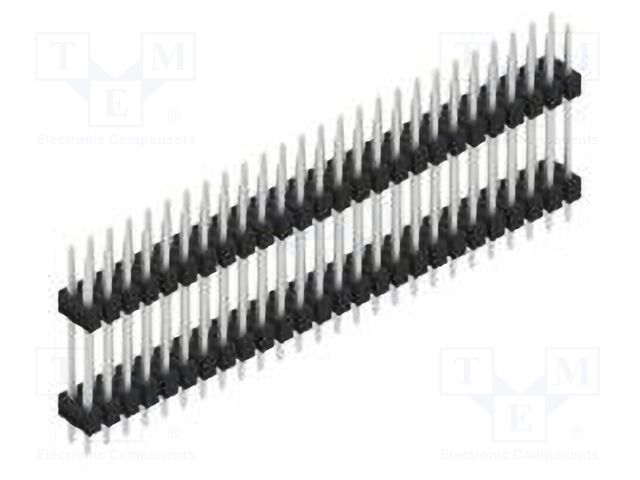 Connector: pin strips; pin header; male; PIN: 52; 2.54mm; THT; 2x26