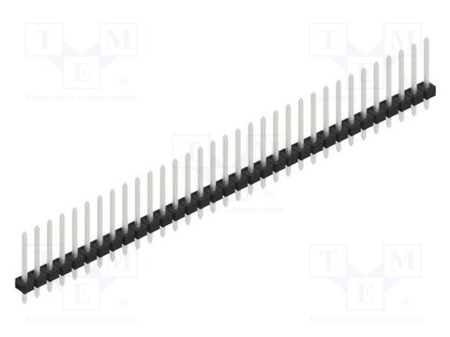 Connector: pin strips; pin header; male; PIN: 33; 2.54mm; THT; 1x33