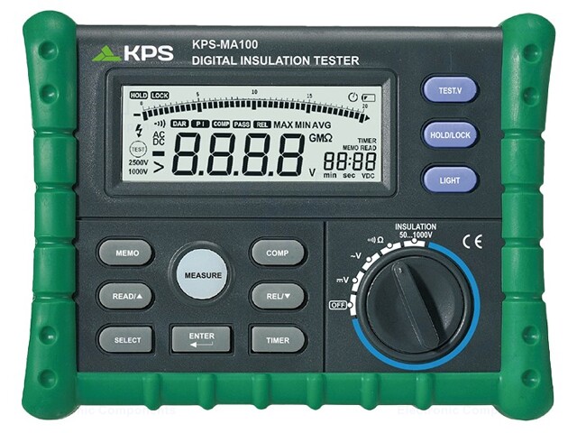 Meter: insulation resistance; 20Ω÷200Ω; VAC: 200÷750V
