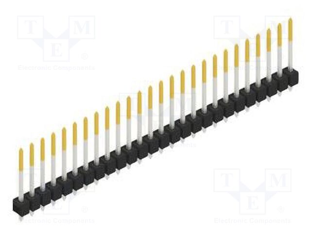 Connector: pin strips; pin header; male; PIN: 26; 2.54mm; THT; 1x26