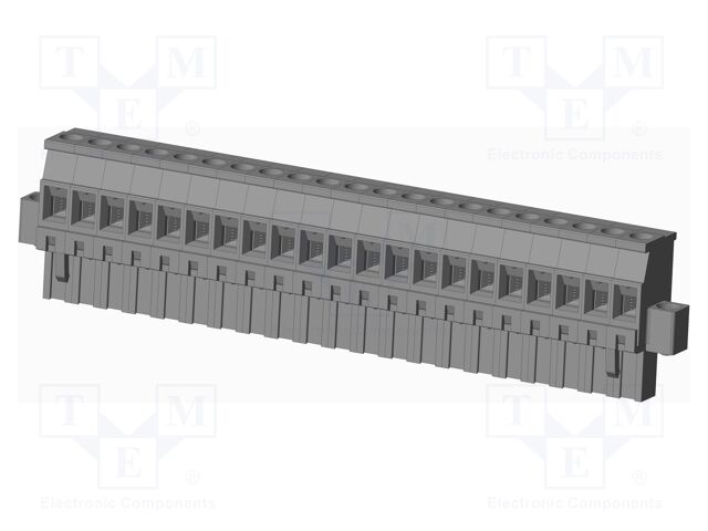 Connector: pluggable terminal block; plug; female; angled 90°