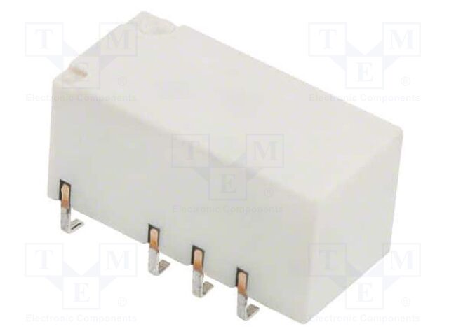 Relay: electromagnetic; DPDT; Ucoil: 24VDC; Icontacts max: 2A; PCB