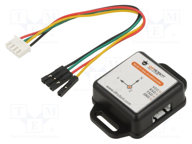 Sensor: accelerometer; TTL; 3.3÷5VDC; 51.3x36x10mm; ±2,±4,±8,±16g