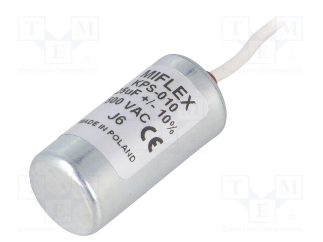 Capacitor: polypropylene; ignition; 0.25uF; ±10%; petrol engine