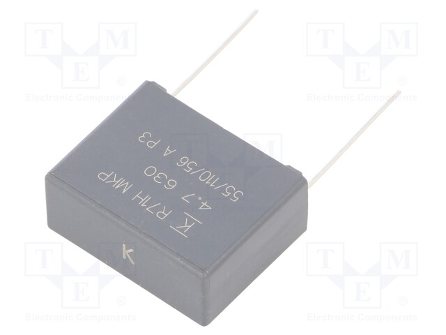 Capacitor: polypropylene; 4.7uF; 27.5mm; ±10%; 32x25x13mm; 80V/μs